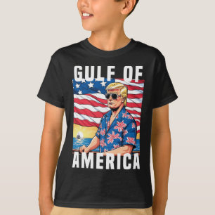 T-shirt Amérique du Golfe des États-Unis Salutation Trump