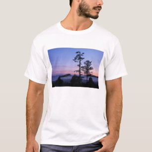 T-shirt Amérique du Nord, Canada, île de Vancouver, arbres