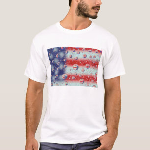 T-shirt Amérique du Nord, États-Unis, WA, Redmond, Drapeau