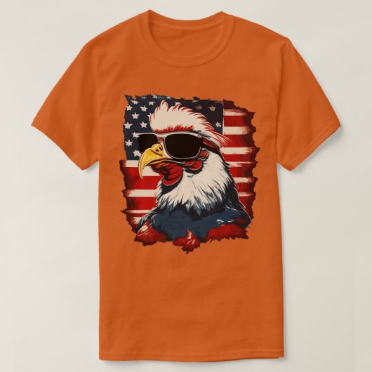 T-shirt Amérique du poulet (Design devant)