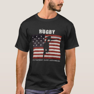 T-shirt Amérique en détresse Rugby filles femmes de gloire
