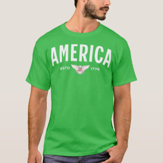 T-shirt Amérique - Estd. 1776 (2)