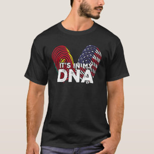 T-shirt Amérique États-Unis Drapeau Fière Sénégal Finge d'