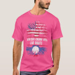T-shirt Amérique grandit avec des racines laotiennes USA D<br><div class="desc">American Grown with Laotian Roots USA Drapeau Laos.</div>