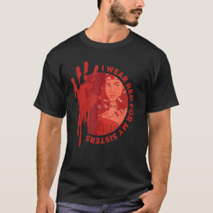 T-shirt Amérique native MMIW Awareness - Je Porte Le Rouge