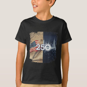 T-shirt Amérique Semiquincentenaire Juillet 4 2026 250 Ans