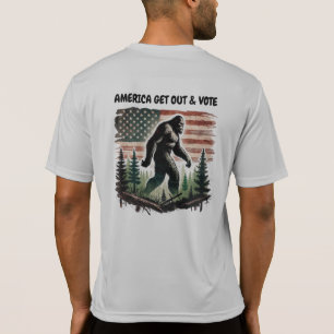 T-SHIRT AMÉRIQUE SORTEZ ET VOTEZ