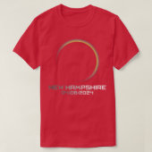 T-shirt Amérique Total Solar Eclipse New Hampshire 2024 As (Design devant)