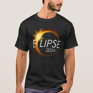 T-shirt Amérique Totalité 04 08 24 Total Éclipse Solaire 2