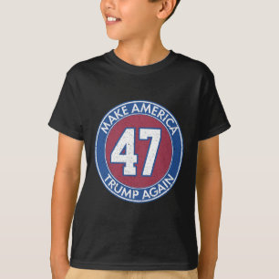T-shirt Amérique Trump 47