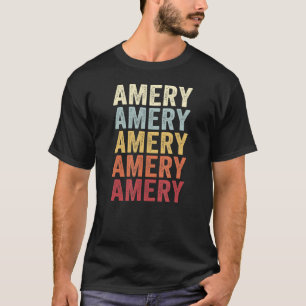 T-shirt Amery Wisconsin Amery WI Retro Texte Vintage