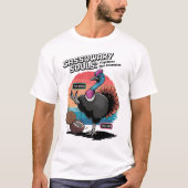 T-shirt Âmes de Pixel Cassowary : La Grève Mortelle (Devant)