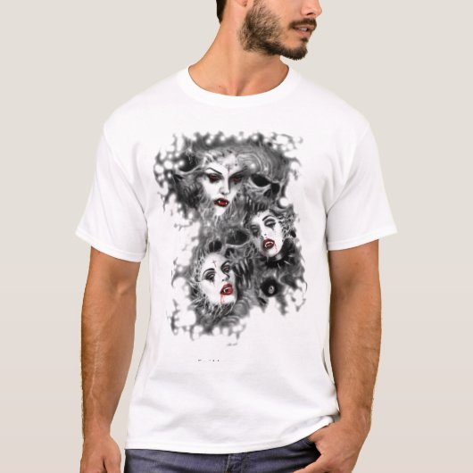 T-SHIRT ÂMES DE VAMPIRE (Devant)