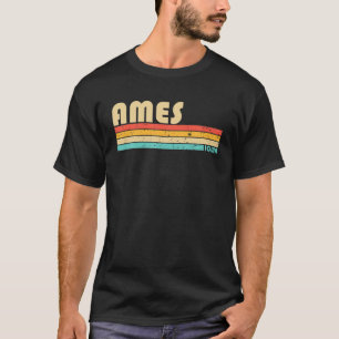 T-shirt AMES IA IOWA Funny City Accueil Racines Retro Les
