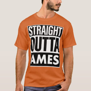 T-shirt Ames Nom Droit Outta Ames