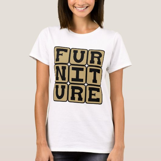 T-shirt Ameublement, Articles ménagers (Devant)
