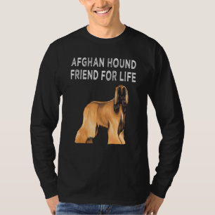 T-shirt Ami Afghan Hound Pour Une Vie Amitié Chien