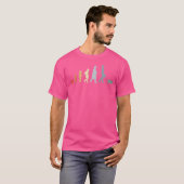 T-shirt ami Amoureux des chats Evolution (Devant entier)