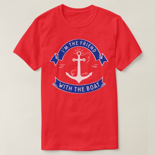 T-shirt Ami Avec Le Bateau (Design devant)