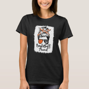 T-shirt Ami Basket-Ball Vintage Léopard Chignon Sale Blanc