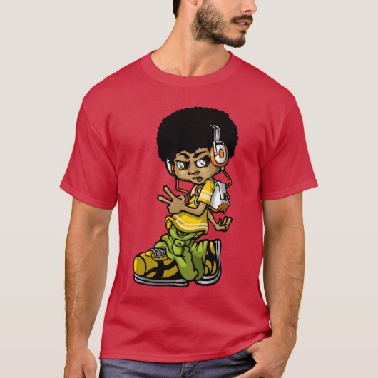T-shirt ami bboy vintage (Devant)