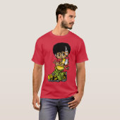 T-shirt ami bboy vintage (Devant entier)