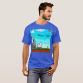 T-shirt Ami chien chat (Devant entier)