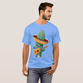 T-shirt Ami de cactus musicaux (Devant entier)