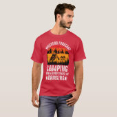 T-shirt Ami de camping de week-end (Devant entier)
