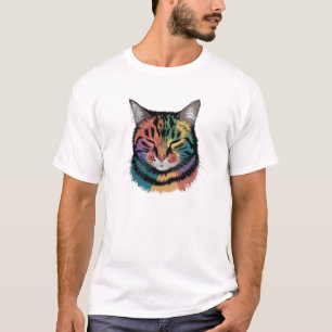 T-shirt Ami de chat