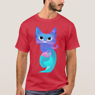 T-shirt ami de chat stylisé