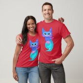 T-shirt ami de chat stylisé (Unisexe)