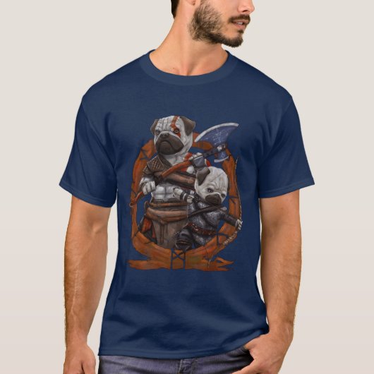 T-shirt ami de chien viking (Devant)