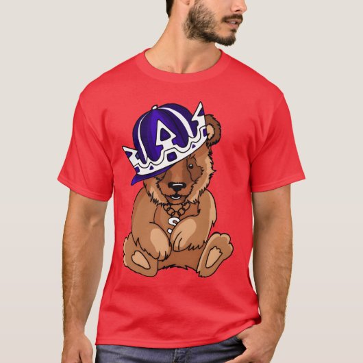 T-shirt ami de Hip Hop Bear (Devant)