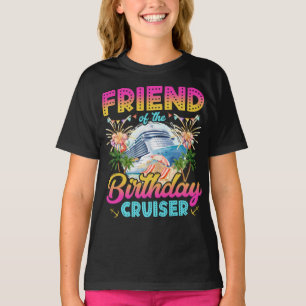 T-shirt Ami de l'Anniversaire Cruiser Vacation Girl