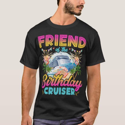 T-shirt Ami de l'Anniversaire Cruiser Vacation Men (Devant)