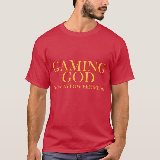 T-shirt Ami de longue date du dieu du jeu (Devant)