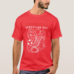 T-shirt Ami des professeurs d'éducation physique et sporti