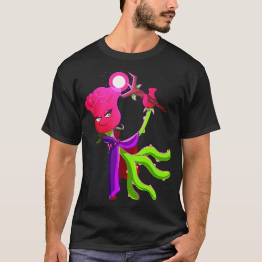 T-shirt Ami drôle de Rose (Devant)