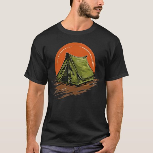 T-shirt ami du camp Sunset (Devant)