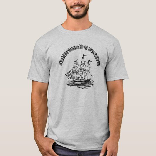 T-shirt "ami du pêcheur" (Devant)