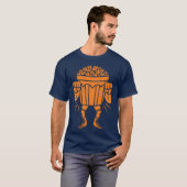 T-shirt Ami du pop-corn fou (Devant entier)