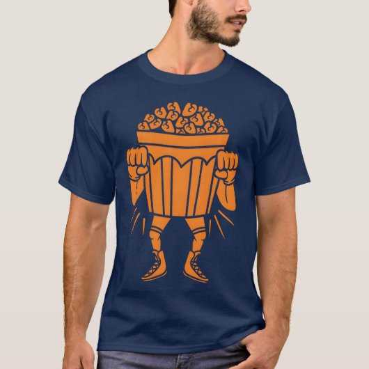 T-shirt Ami du pop-corn fou (Devant)