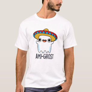 T-shirt Ami-fantôme Drôle Halloween Mexicain Fantôme Pun