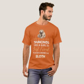 T-shirt ami paresseux (Devant entier)