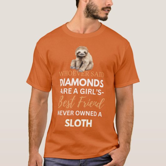 T-shirt ami paresseux (Devant)