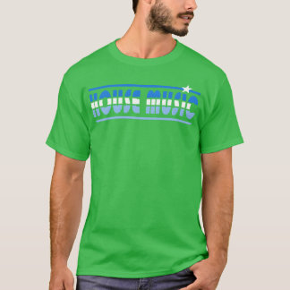 T-shirt Ami rétro de la musique de maison