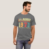 T-shirt ami vintage août 1973 (Devant entier)