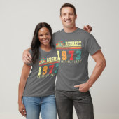 T-shirt ami vintage août 1973 (Unisexe)