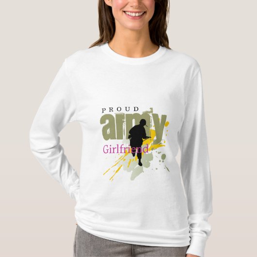 T-shirt Amie fière d'armée (Devant)